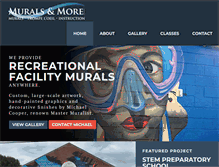 Tablet Screenshot of muralsandmore.com